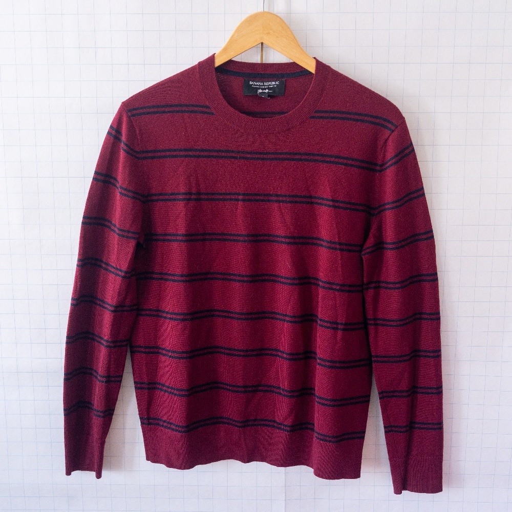 Banana Republic 100% Merino Extra Fine Italian Wool Sweater